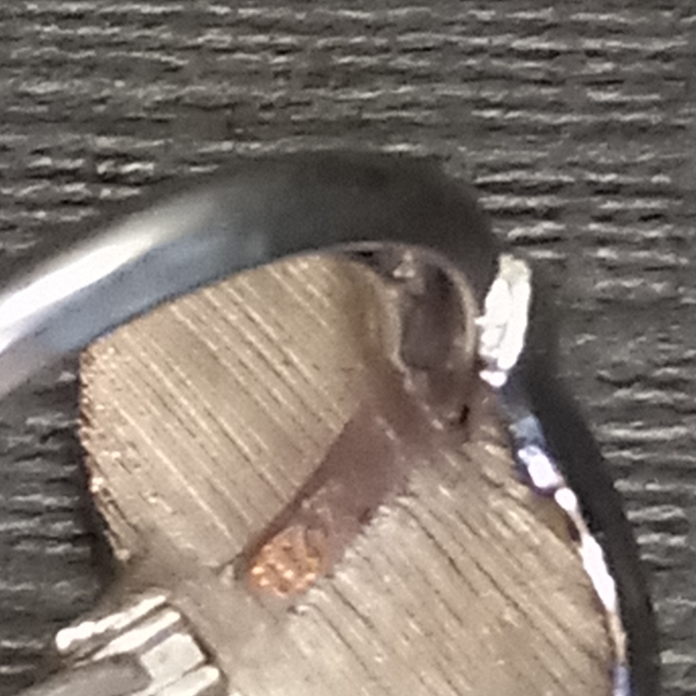 Silver tone Abalone Avon ring - Picture 4 of 8